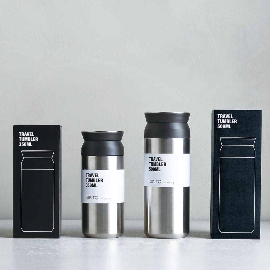 KINTO Travel Tumbler 500 ml : bouteille isotherme en acier inoxydable, chaud et froid 6 heures