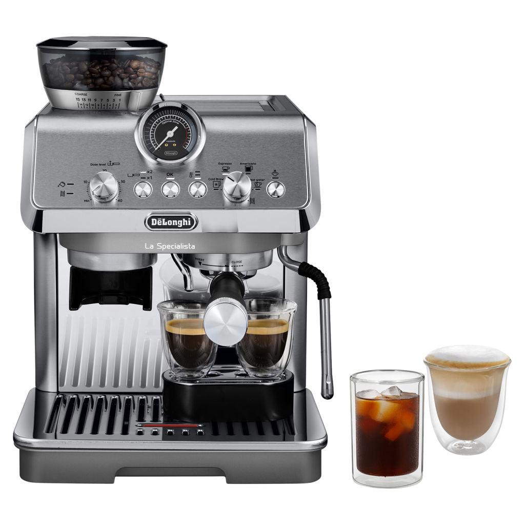 De’Longhi La Specialista Arte Evo: Espresso Machine with Built-In Grinder, Cold Brew, 51 mm Portafilter