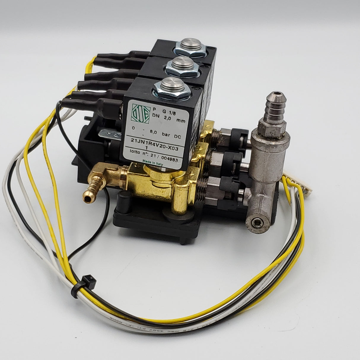 Solenoid valve assembly in TEA/Brass V3 24VDC