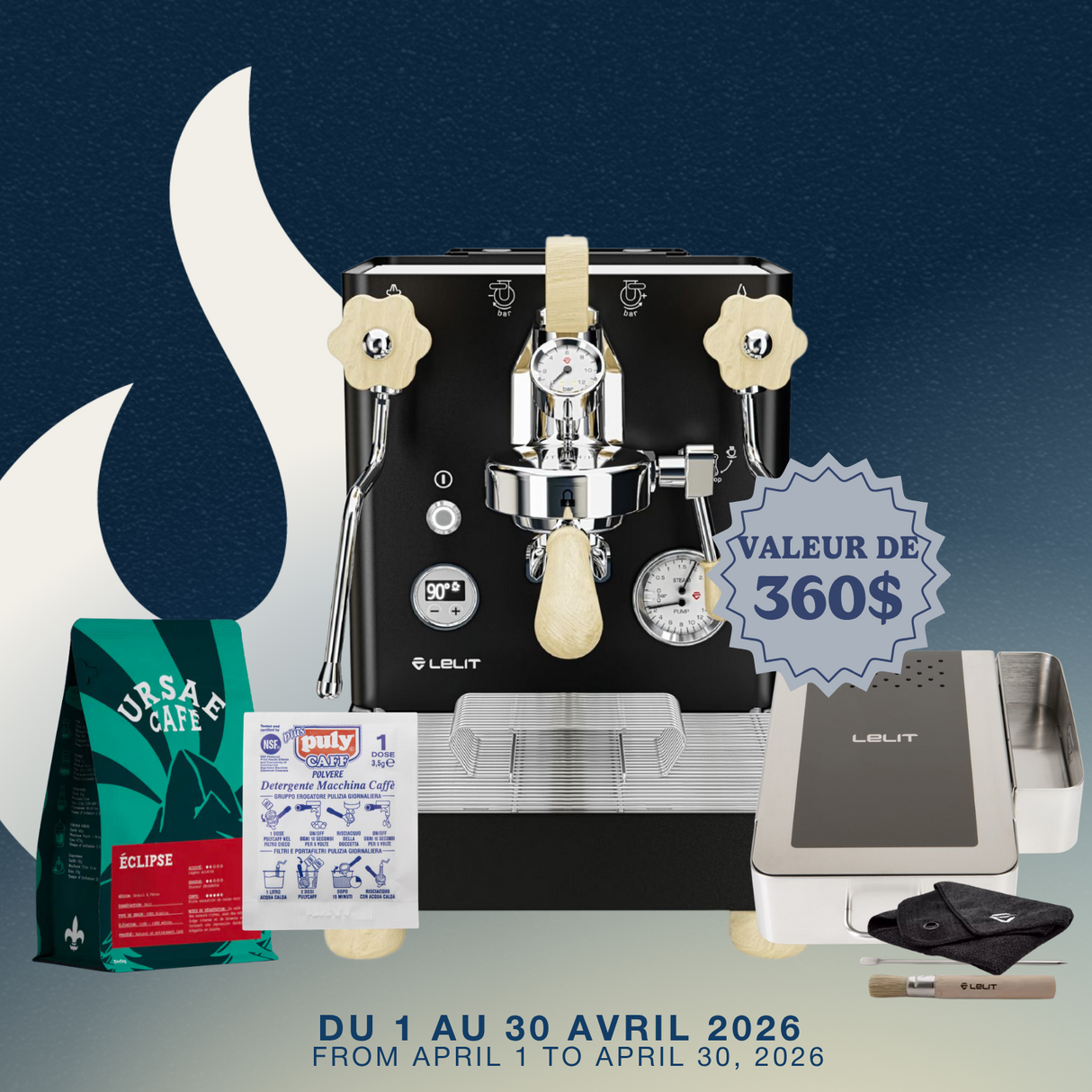 Lelit - Machine à espresso manuelle Bianca PL162T : Cadeaux à l’achat