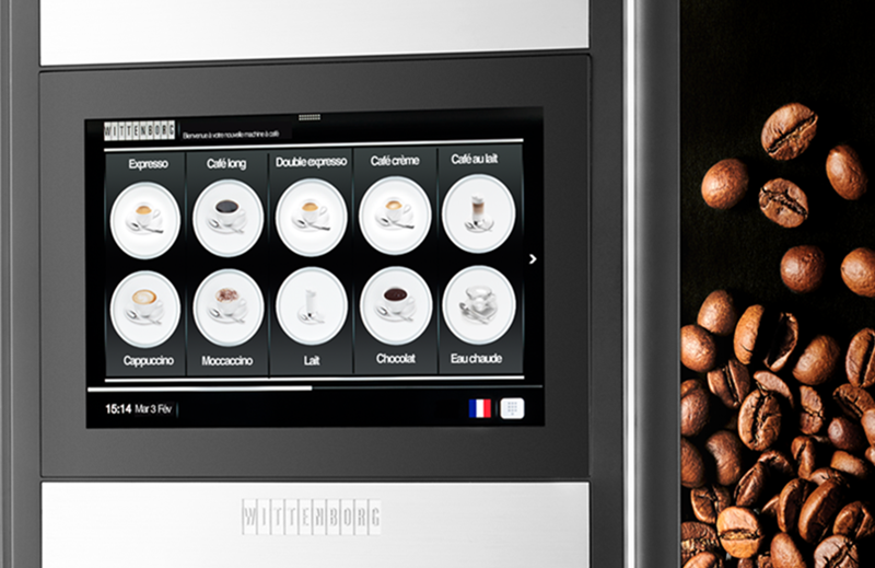 Wittenborg W9100 2 Coffees (2 Beans)