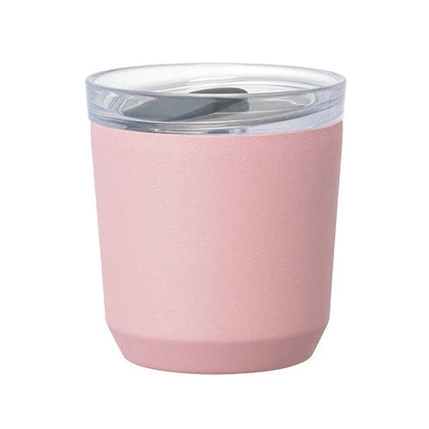 KINTO To Go Tumbler 240 ml: Vacuum-Insulated Stainless Steel Tumbler, Rotating Spill-Resistant Plug