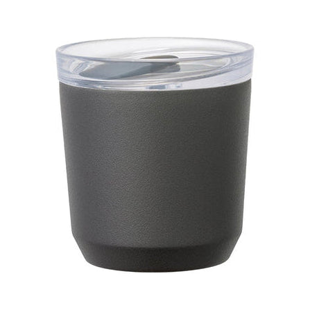 KINTO To Go Tumbler 240 ml: Vacuum-Insulated Stainless Steel Tumbler, Rotating Spill-Resistant Plug
