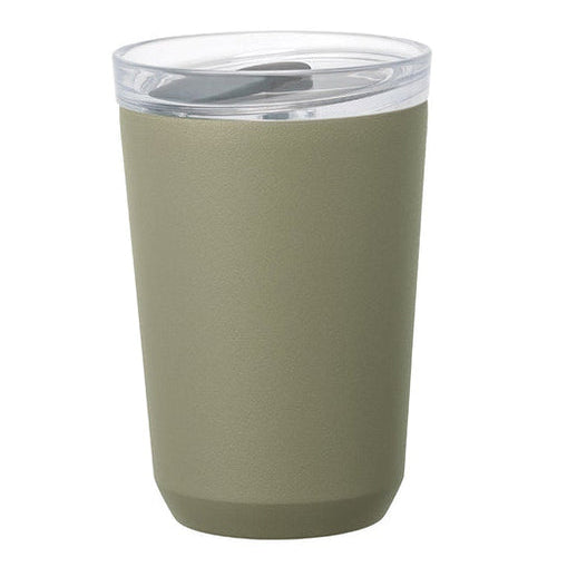 KINTO To Go Tumbler 360 ml: Vacuum-Insulated Stainless Steel Tumbler, Rotating Spill-Resistant Plug