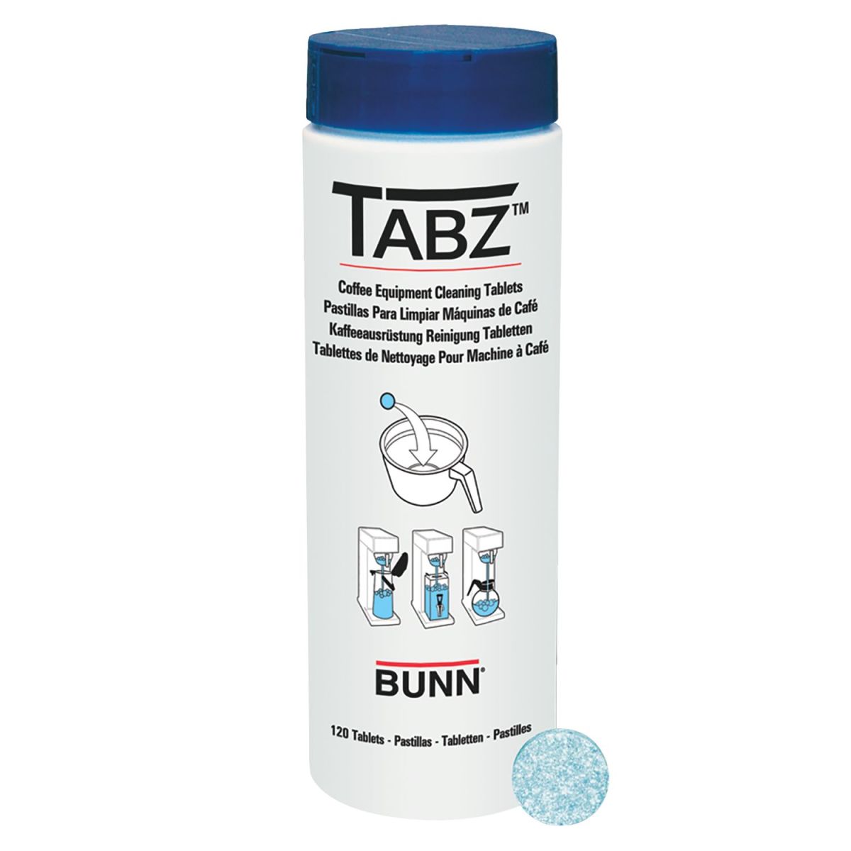 Bunn Tabz Tablettes Nettoyage 120/Un