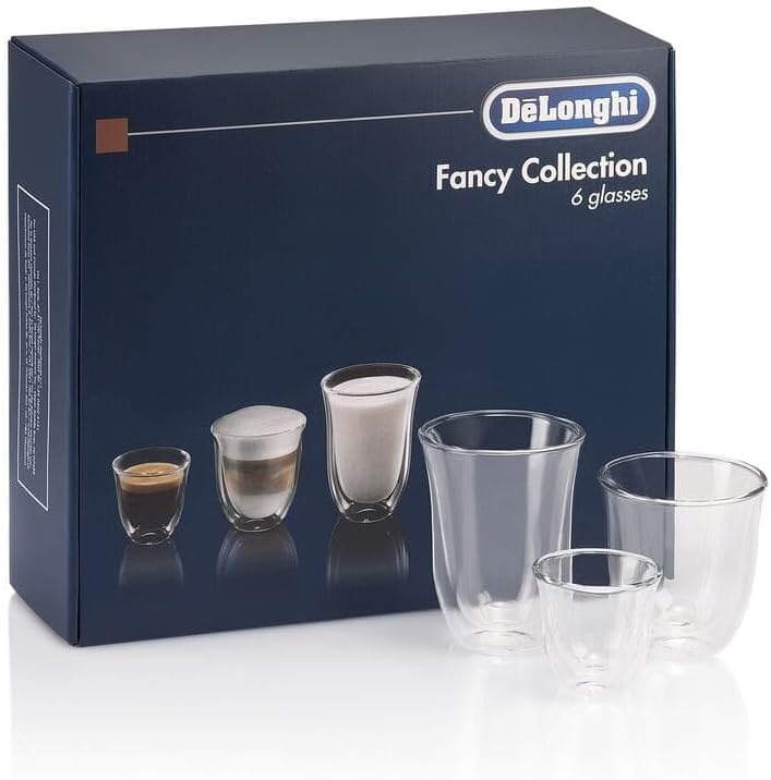 DeLonghi - Coffret de verres thermiques double paroi (6 unités)