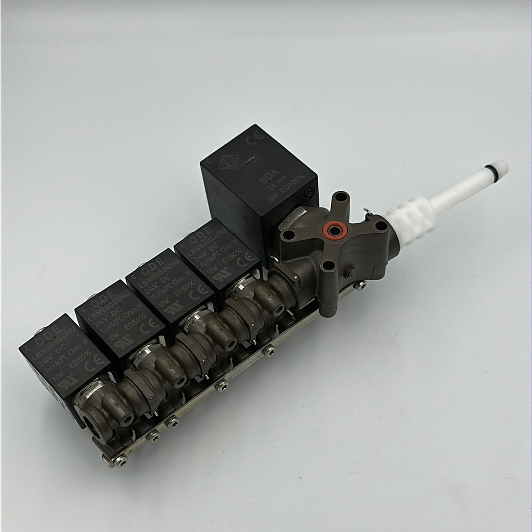 5 SOL.VALVE ASS. 2+2+2+2+3-WAY 24V+WAND- STAINLESS STEEL INSERT (259927)