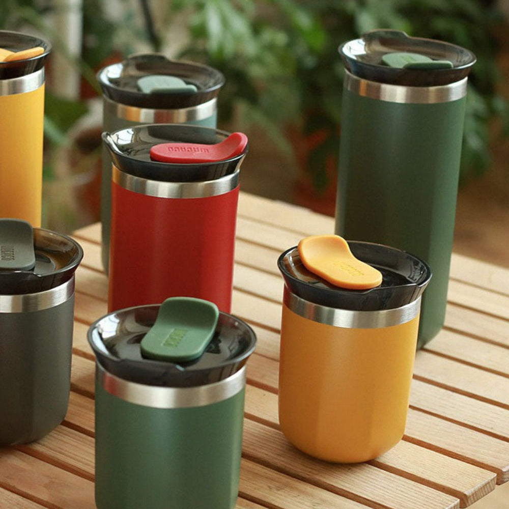 WACACO Octaroma Classico 180 ml: Stainless Steel Insulated Travel Mug, Leak-Proof Lid