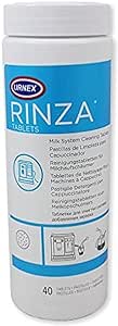 Urnex - Pastilles nettoyantes pour le lait Rinza (40 x 10g, 28mm)