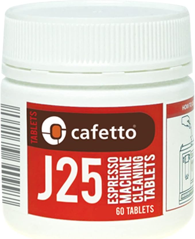 Cafetto - Tablettes de nettoyage pour machines à espresso super-automatiques J25 (2.5 gr)