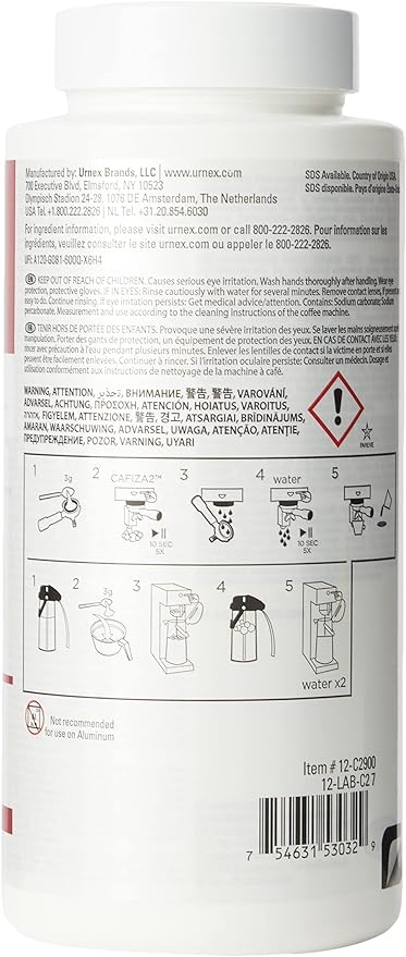 Cafiza Poudre Nettoyante Espresso 900 Gr