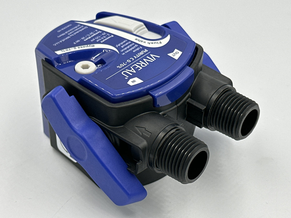 Vivreau - Tête de filtre à contournement variable 0-70% 1/2 NPT Male