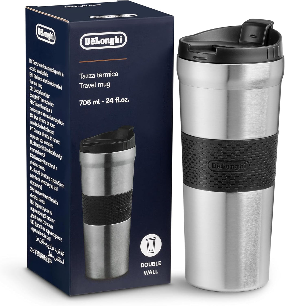 DeLonghi - Insulated Travel Mug