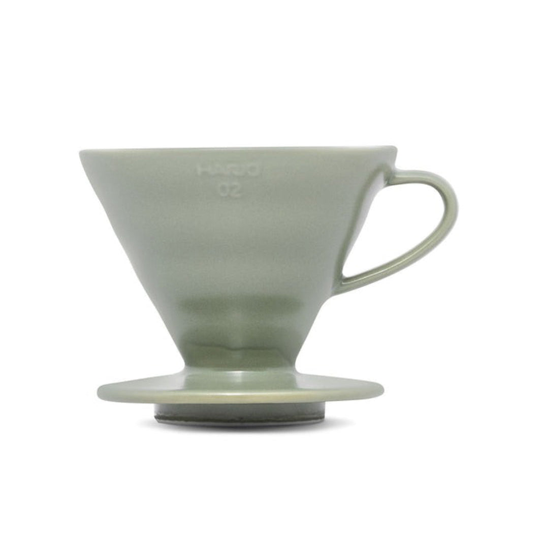 Hario V60-02: Ceramic Pour-Over Coffee Dripper, 60° Cone, 1-4 Cups