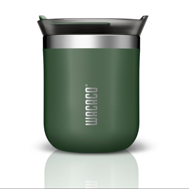 WACACO Octaroma Classico 180 ml: Stainless Steel Insulated Travel Mug, Leak-Proof Lid