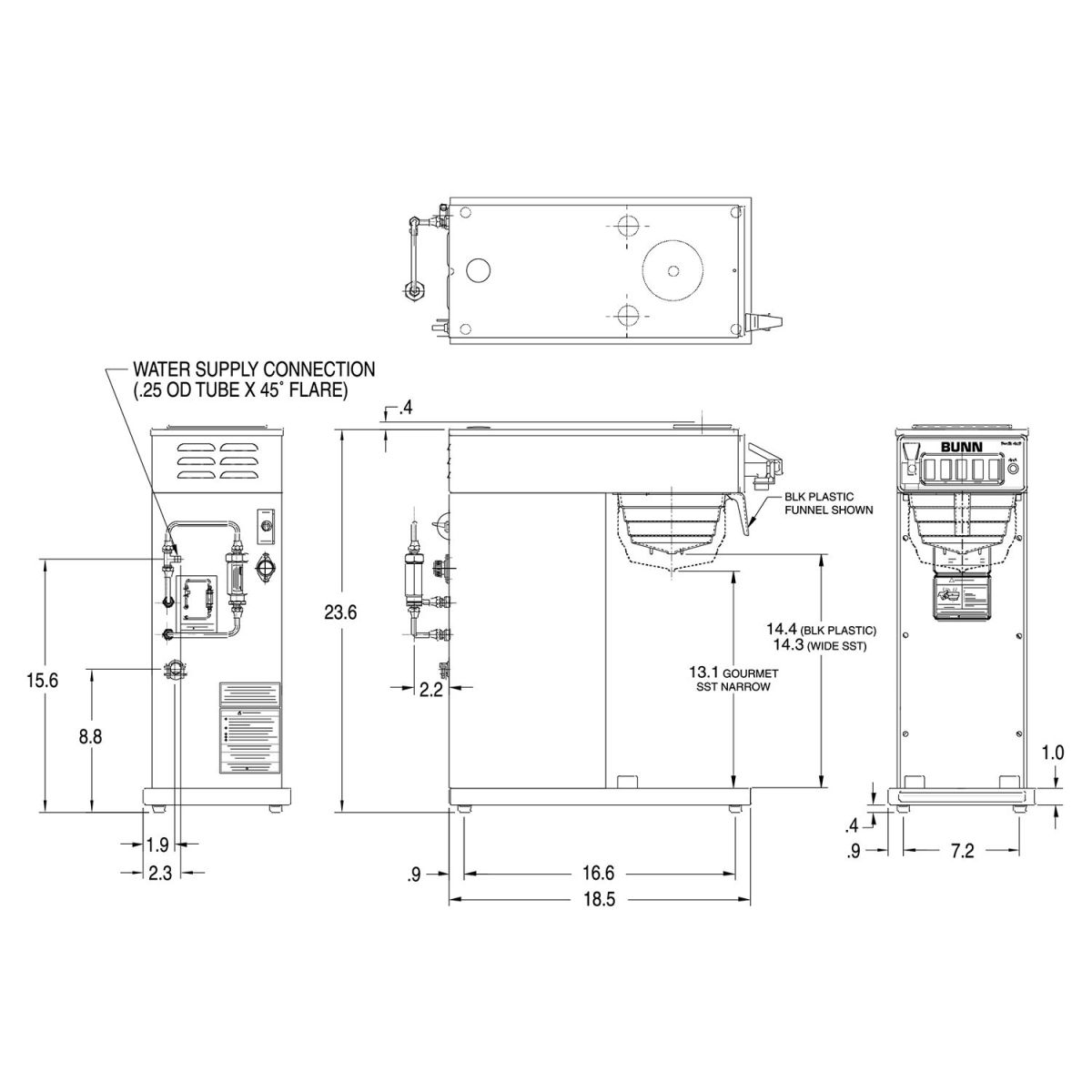 Bunn Axiom-DV-APS Dual Volt Airpot System
