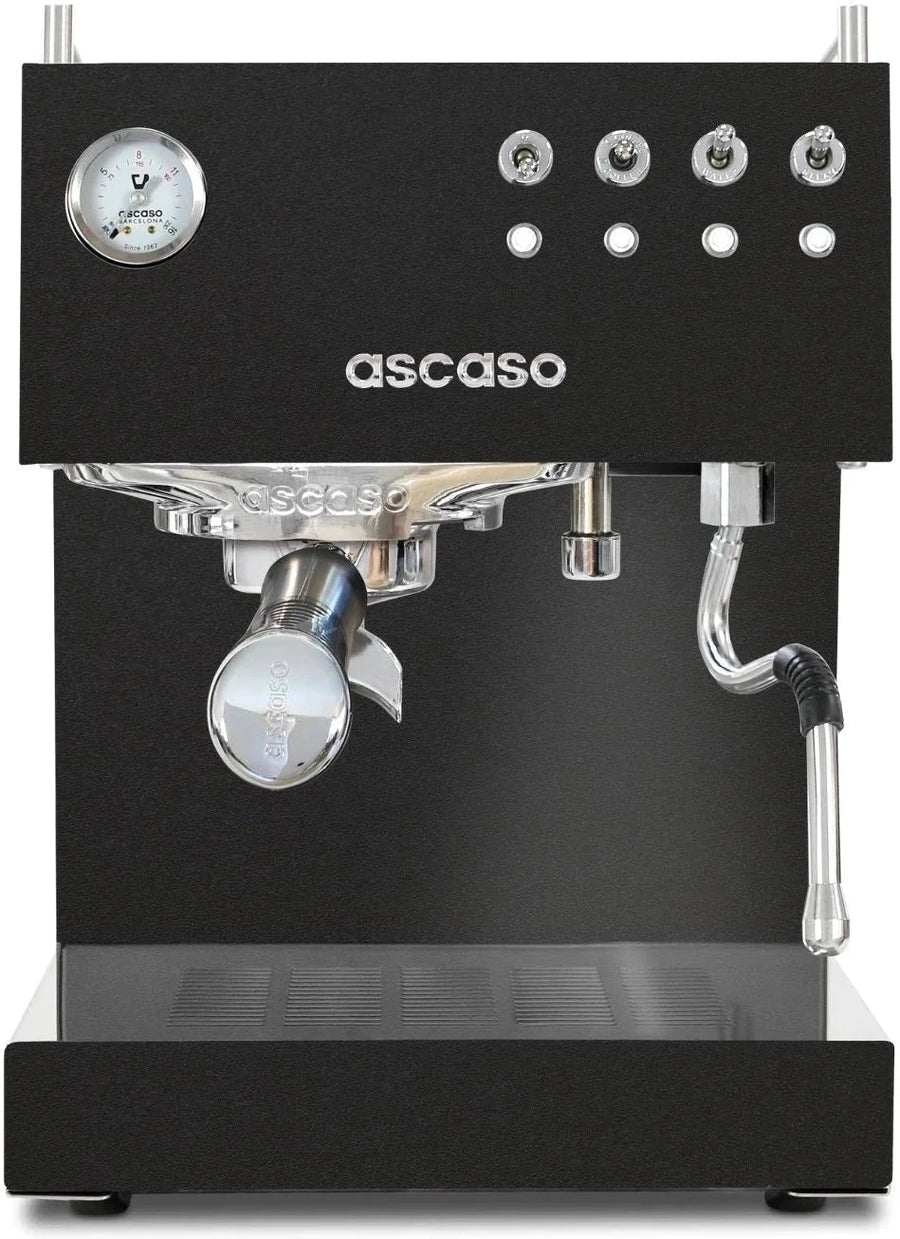 Ascaso Steel Duo 20 amp : machine à espresso domestique à double thermobloc, corps 100 % métal, 58 mm (Boîte ouverte)