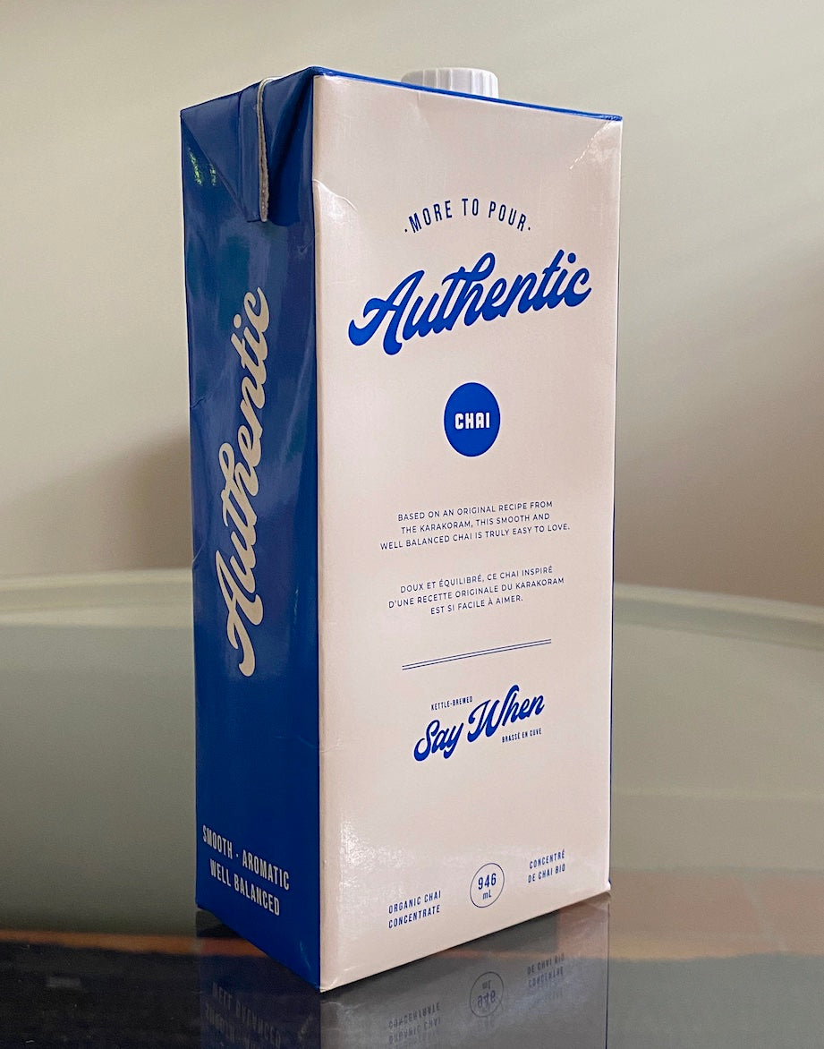 Say When Concentré organique authentique de chai