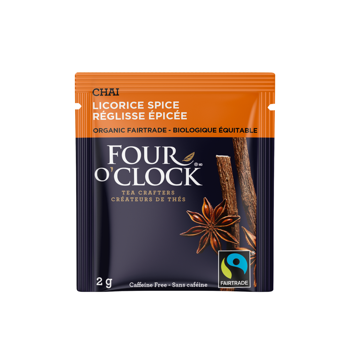 Four O'Clock - Tisane chai réglisse épicée biologique & équitable (16 sachets)