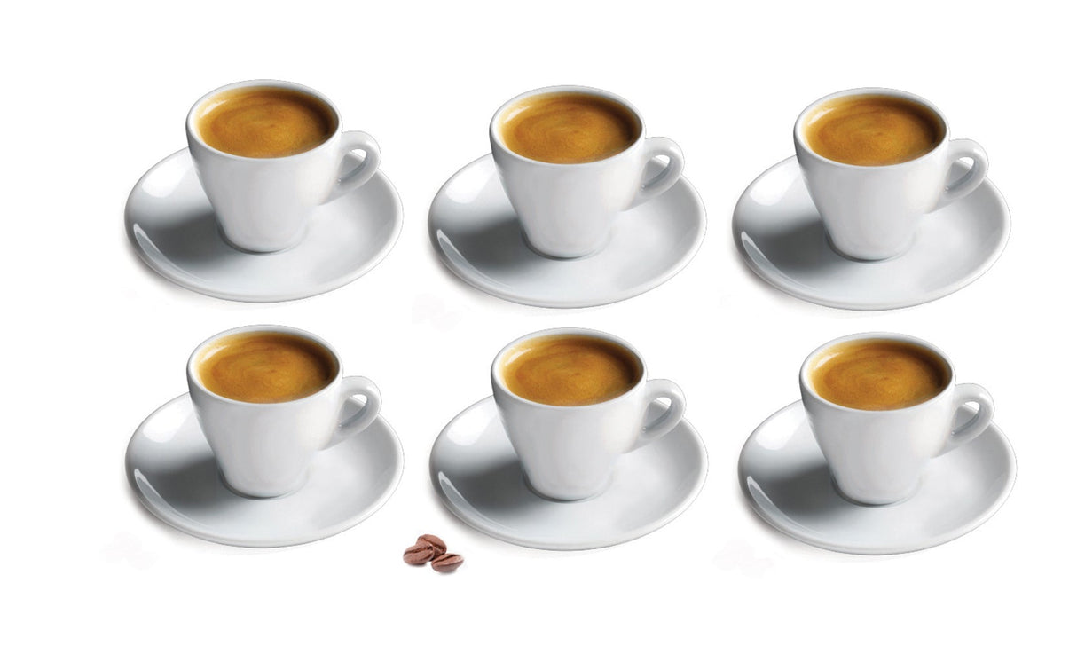 Cuisinox - Ensemble de 6 tasses espresso avec soucoupes