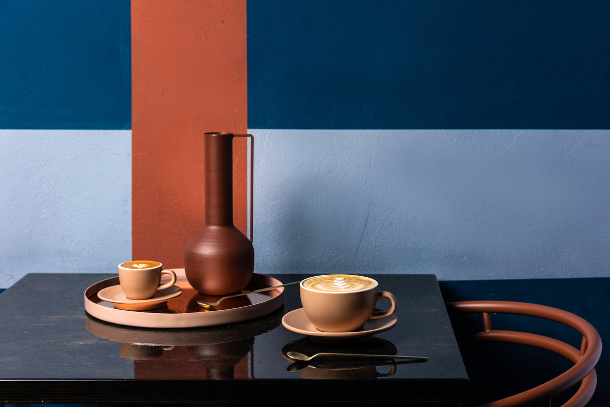 Club House - Tasse à flat white & soucoupe Tulipano (260 ml)