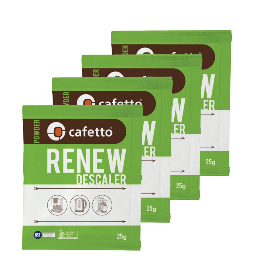 Cafetto - Détartrant Biodégradable Renew (4 x 25 gr)