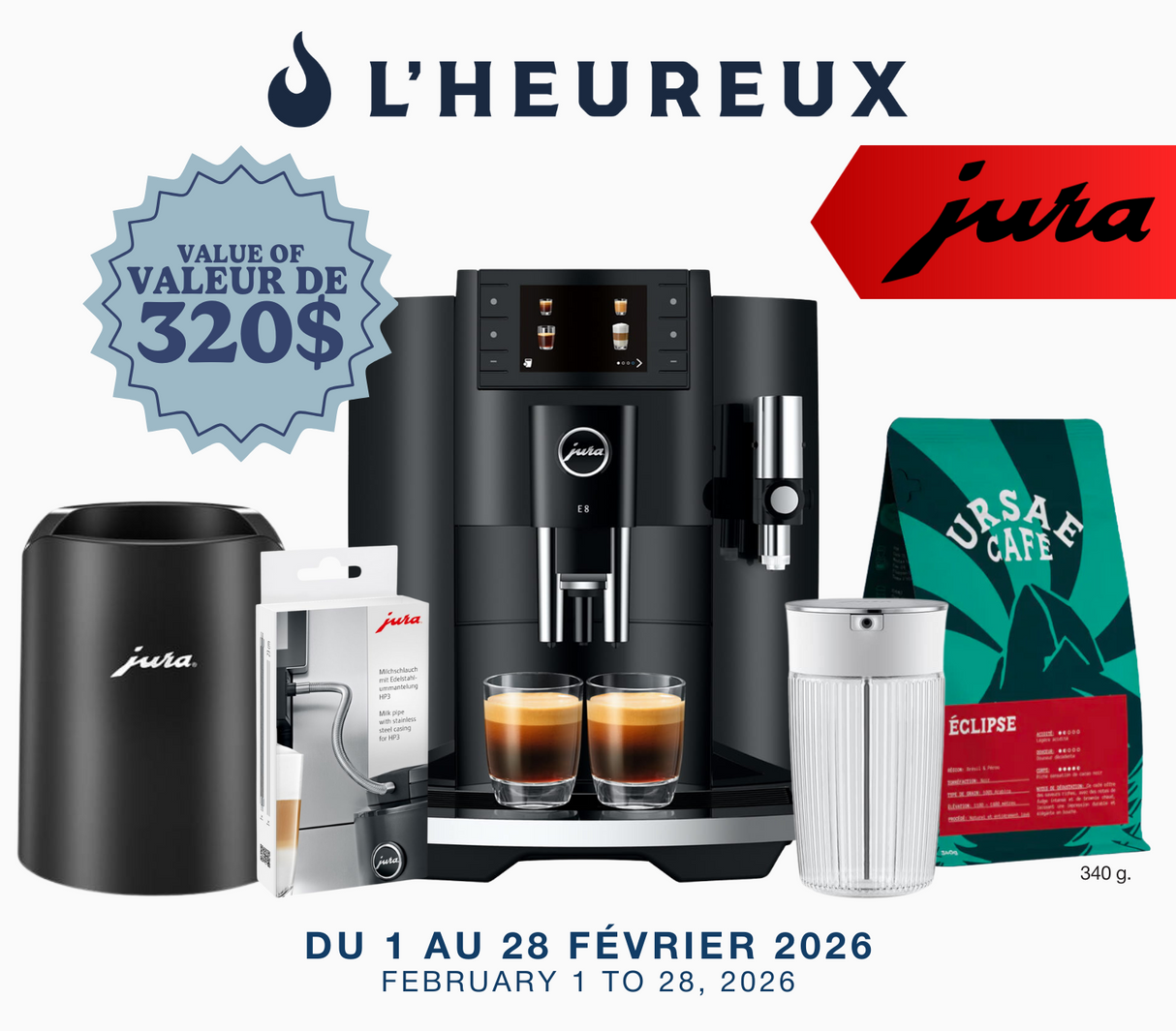 Jura - E8: Cadeaux avec achat