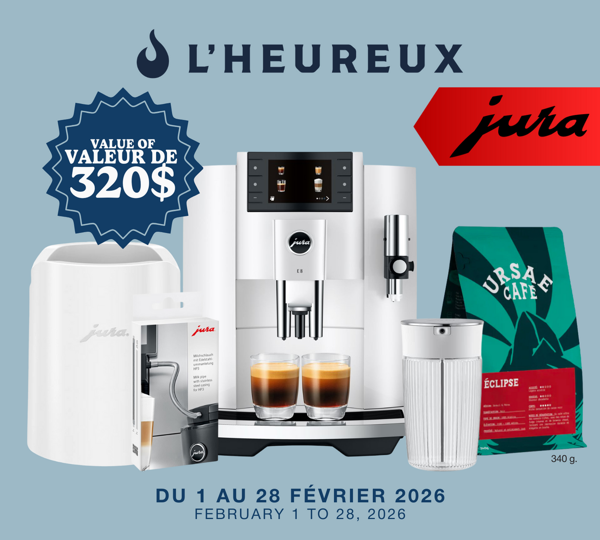 Jura - E8: Cadeaux avec achat