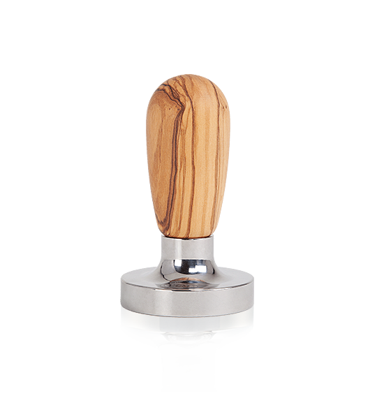 ECM - Olive wood flat base coffee tamper (58 mm)