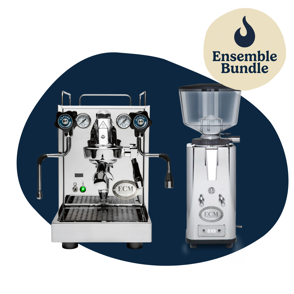 Bundle ECM Mechanika Slim PID Inox & S‑Automatik 64 Inox