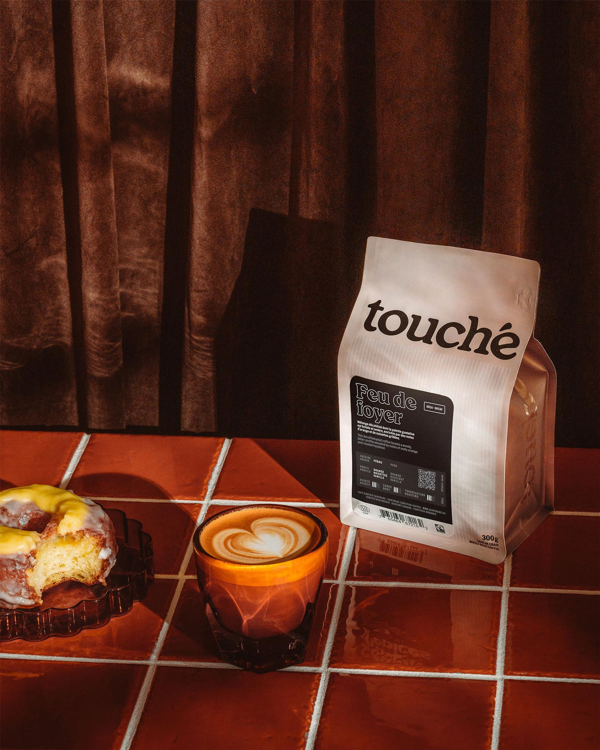 Café Touché - Feu de foyer décaf (2006 Bio)