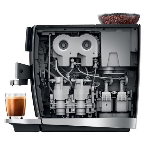 Jura GIGA 10 : machine à café automatique haut de gamme, double broyeur céramique, Cold Extraction Process