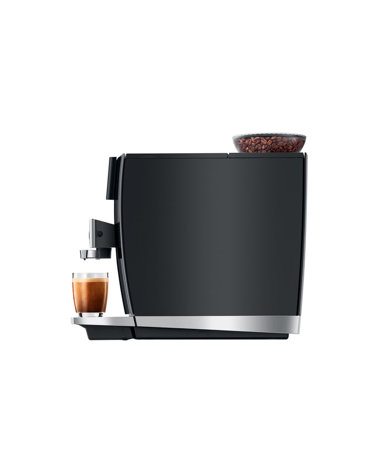 Jura Giga 10 — Vue de profil machine espresso inox
