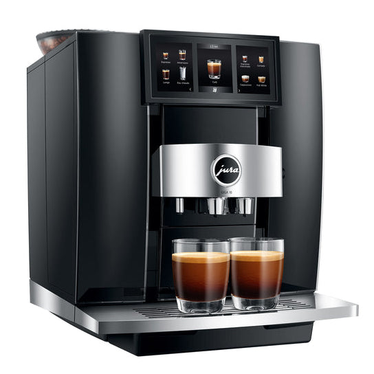 Jura Giga 10 — Vue de dessus machine espresso pro