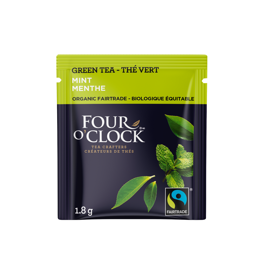 Four O'clock - Thé vert à la menthe biologique & équitable (16 sachets)