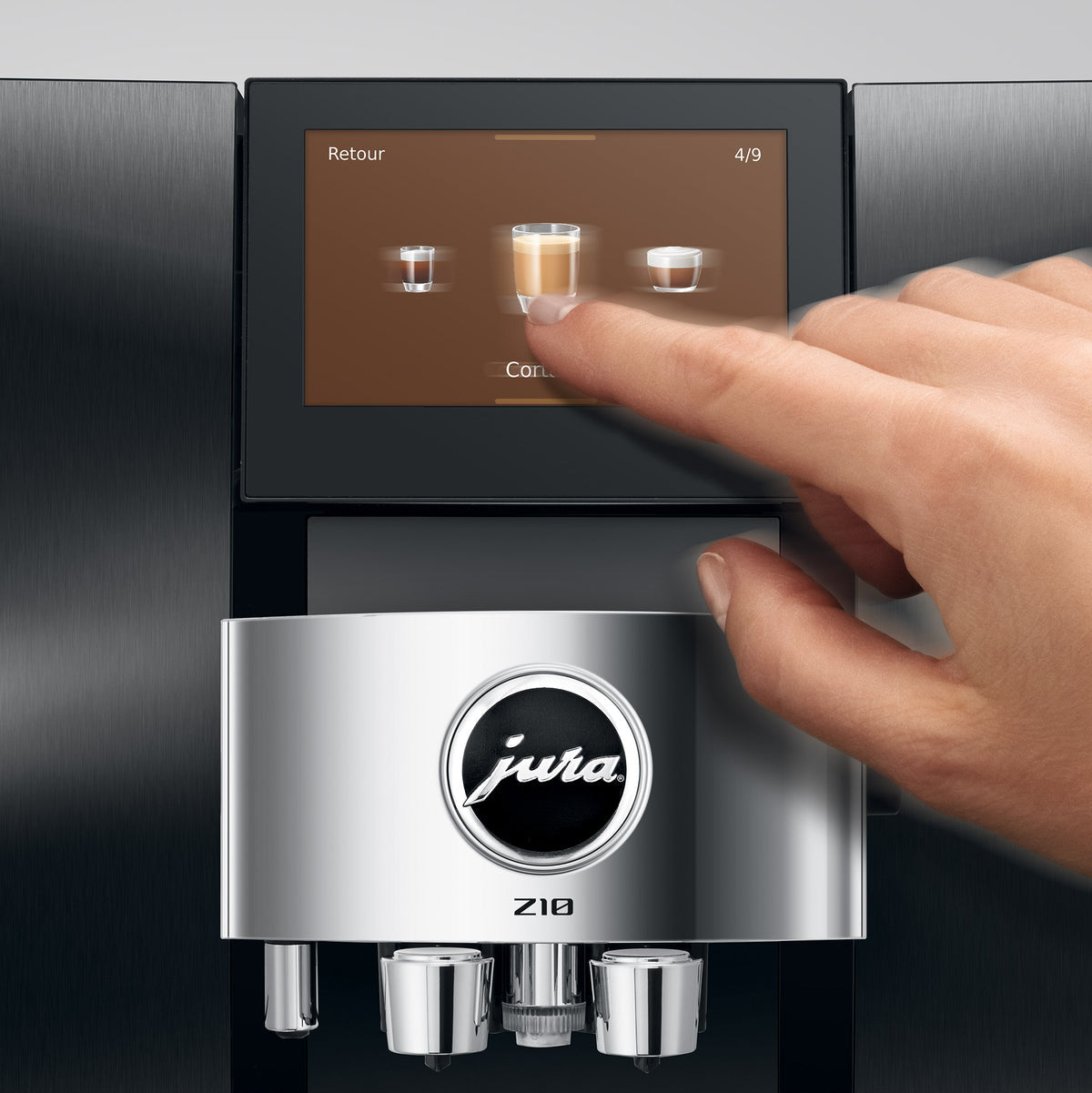 JURA Z10 (2nd Generation): Automatic Espresso Machine, 51 Specialties, P.R.G.2+ Grinder