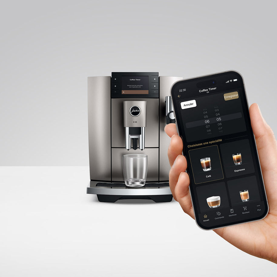JURA E8 (5th Generation): Automatic Espresso Machine, P.A.G.2 Grinder, 27 Specialties