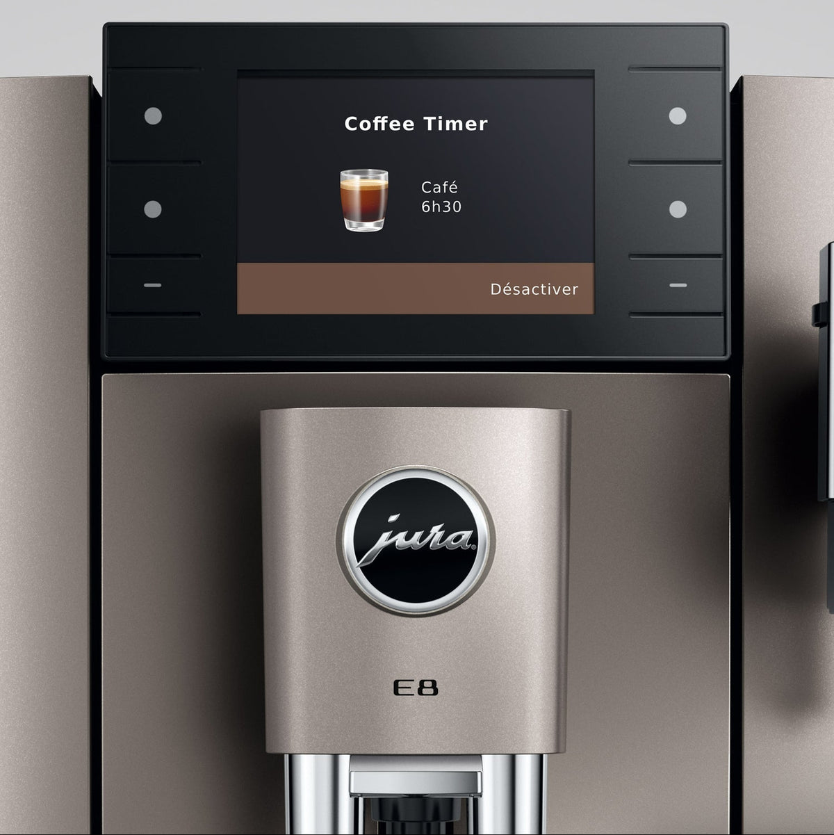 JURA E8 (5th Generation): Automatic Espresso Machine, P.A.G.2 Grinder, 27 Specialties
