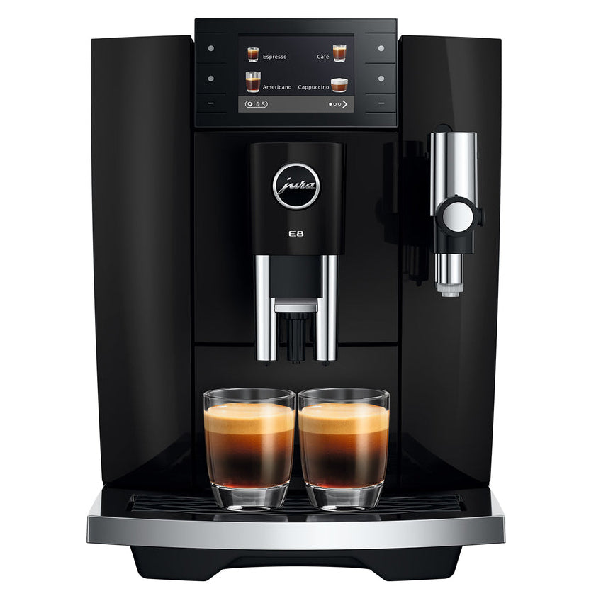 JURA E8 (5th Generation): Automatic Espresso Machine, P.A.G.2 Grinder, 27 Specialties