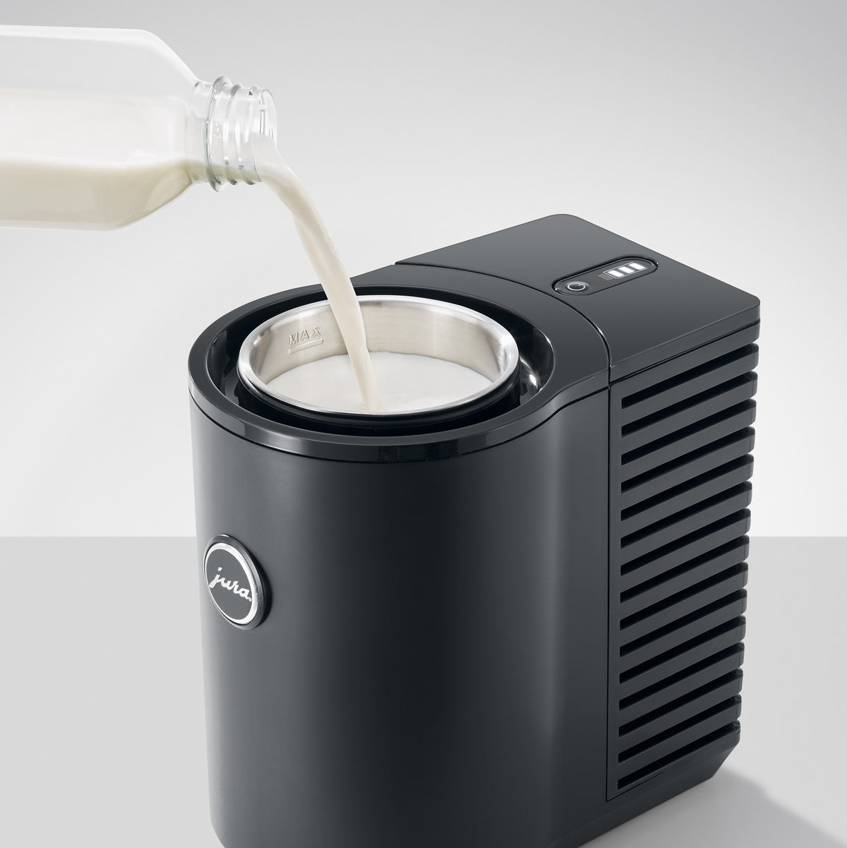 JURA Cool Control 1 L: Milk Cooler, Peltier Cooling to 4 °C, Black or White