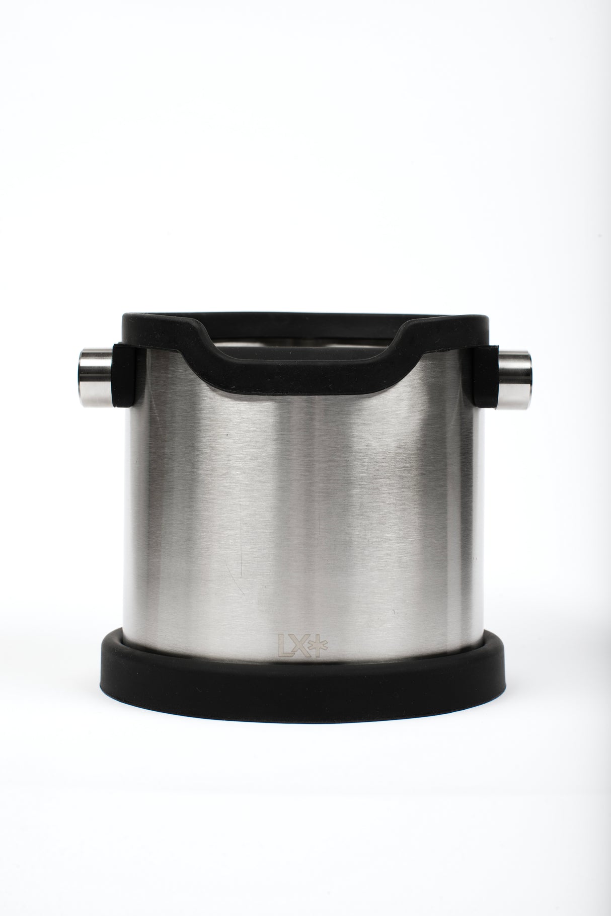 LX Knockbox Commercial - Boite de cognage pour espresso avec barre de frappe amovible et antidérapante