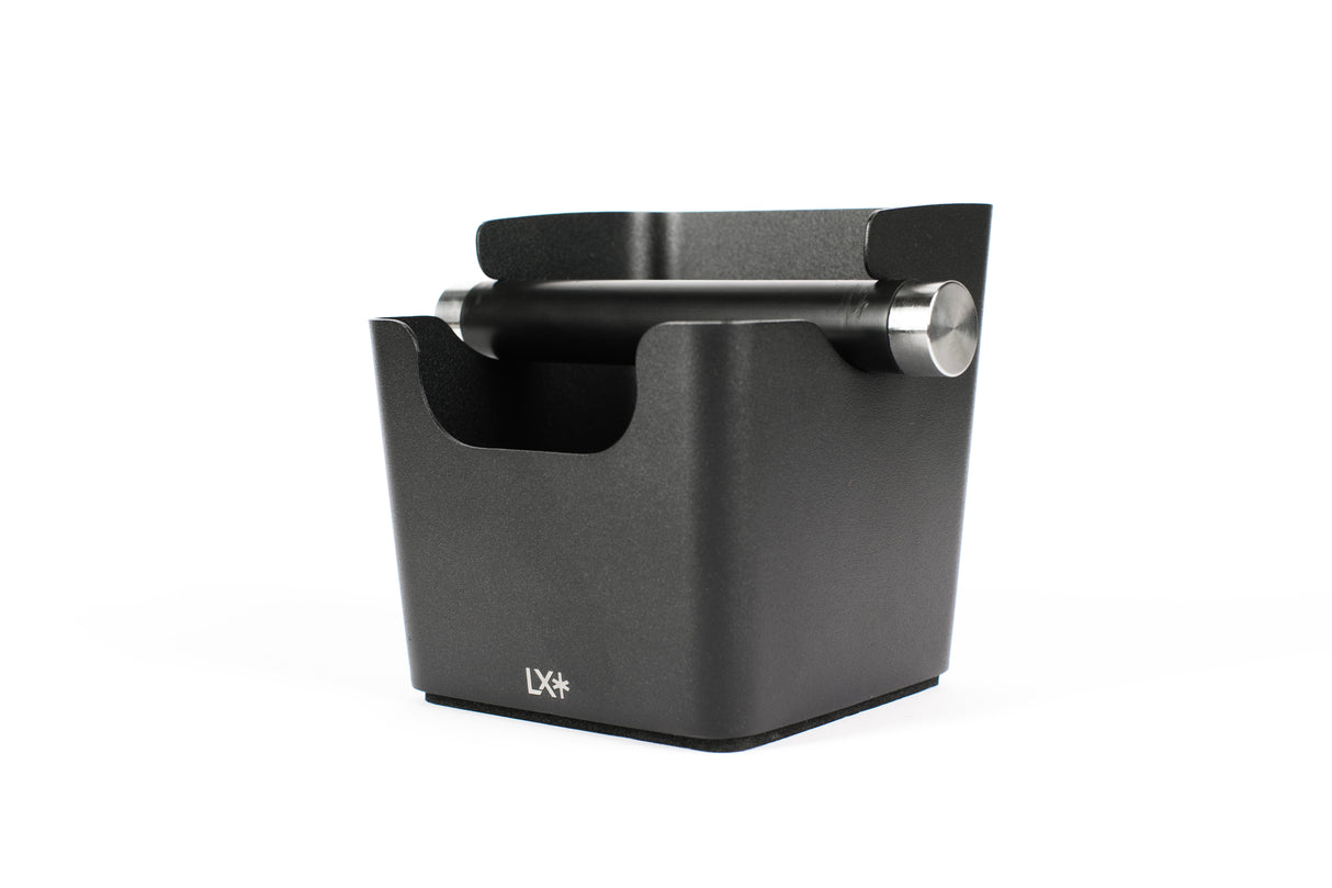 LX - Knockcube - Cube de cognage pour espresso avec barre de frappe amovible et antidérapante