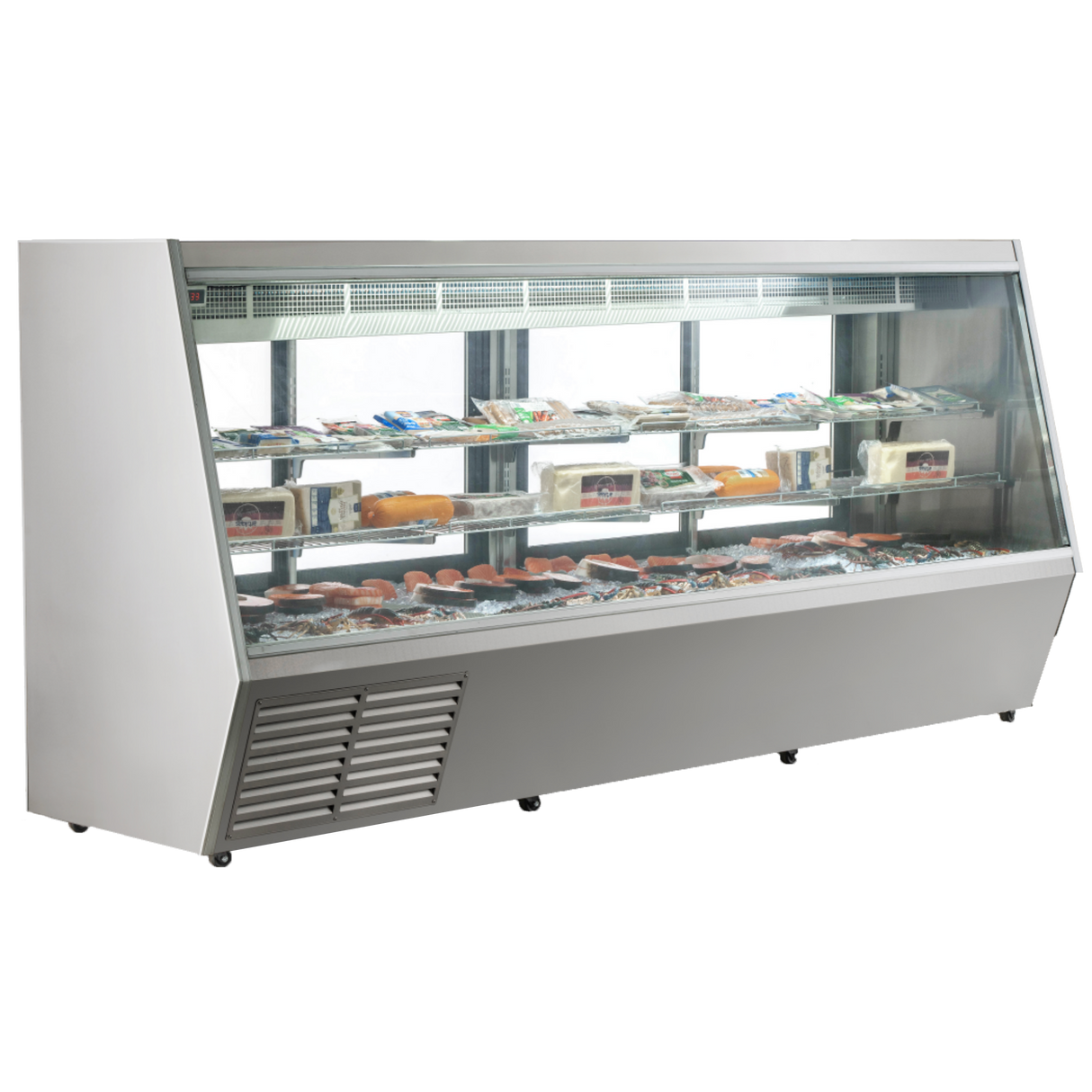 New Air - 96" Gravity-Fed Refrigerated Display Case