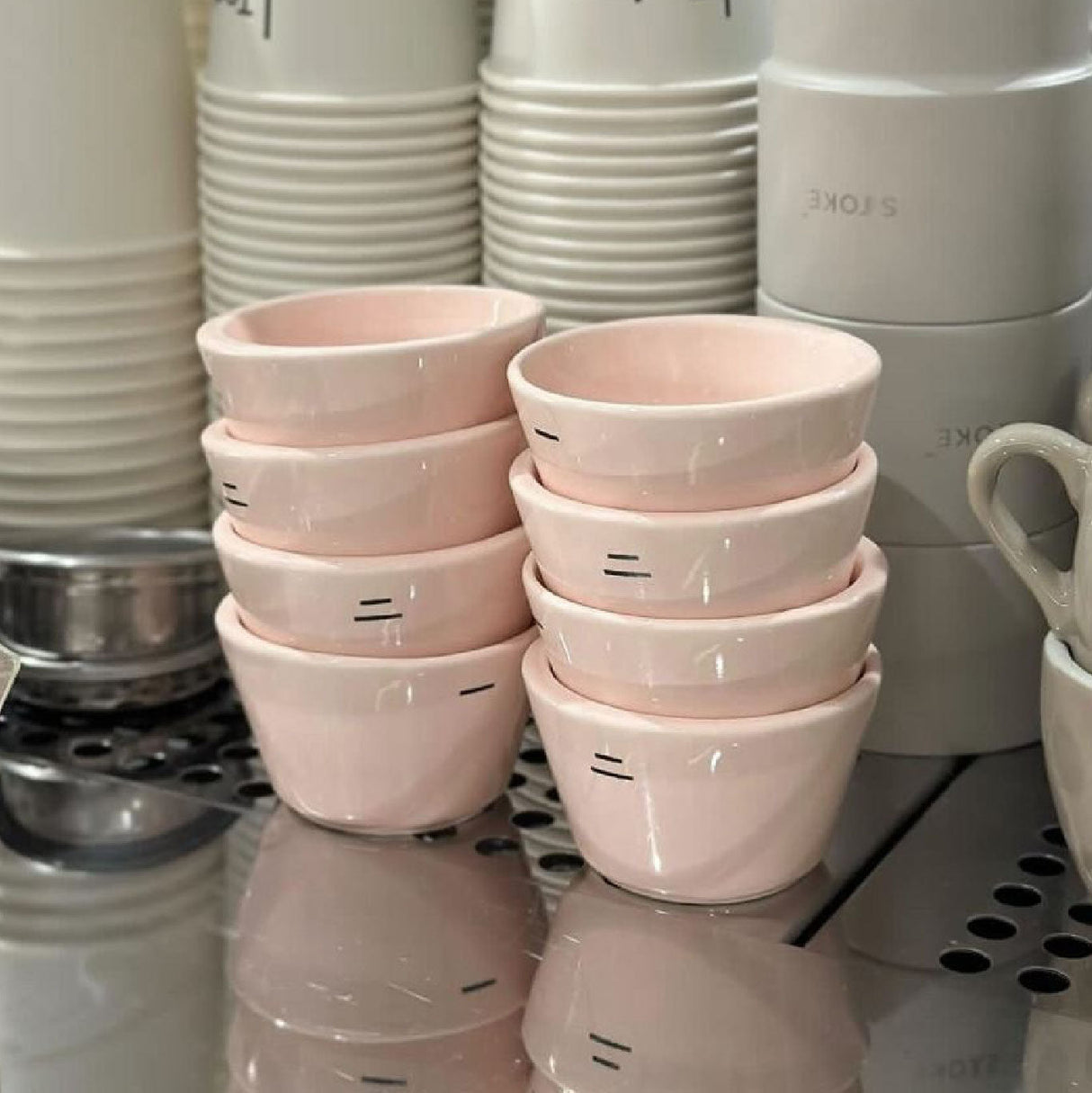 Ni Wares - Toto Double Spout Espresso Cup (Pack of 2 x 70ml)