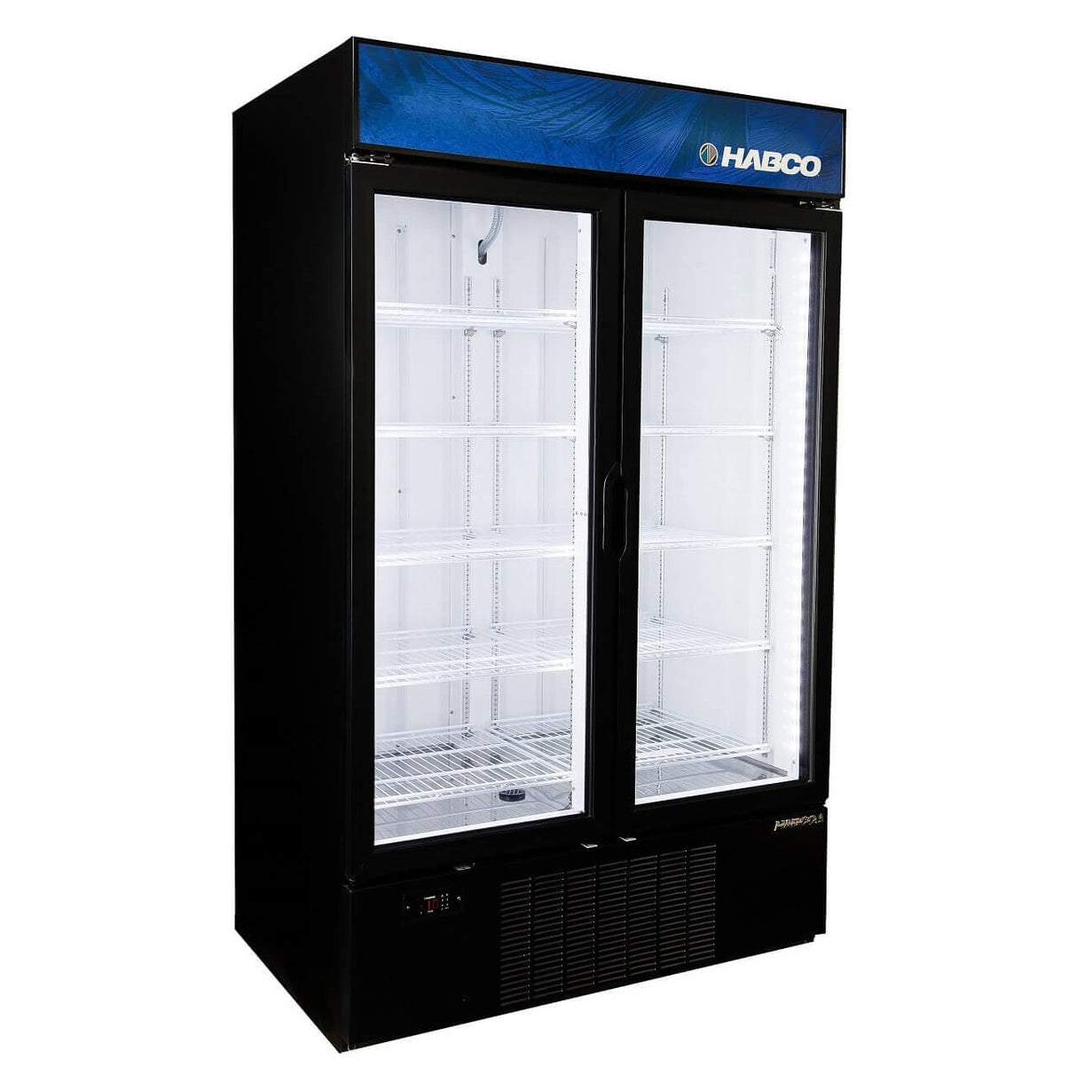 Habco - SF46HCBXM 2-Door Freezer with Glass Hinges