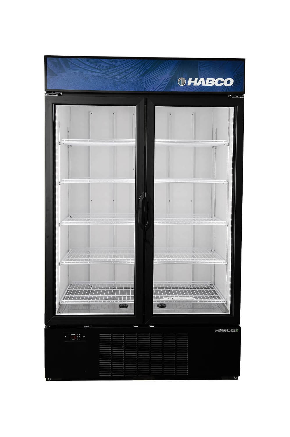 Habco - SF46HCBXM 2-Door Freezer with Glass Hinges