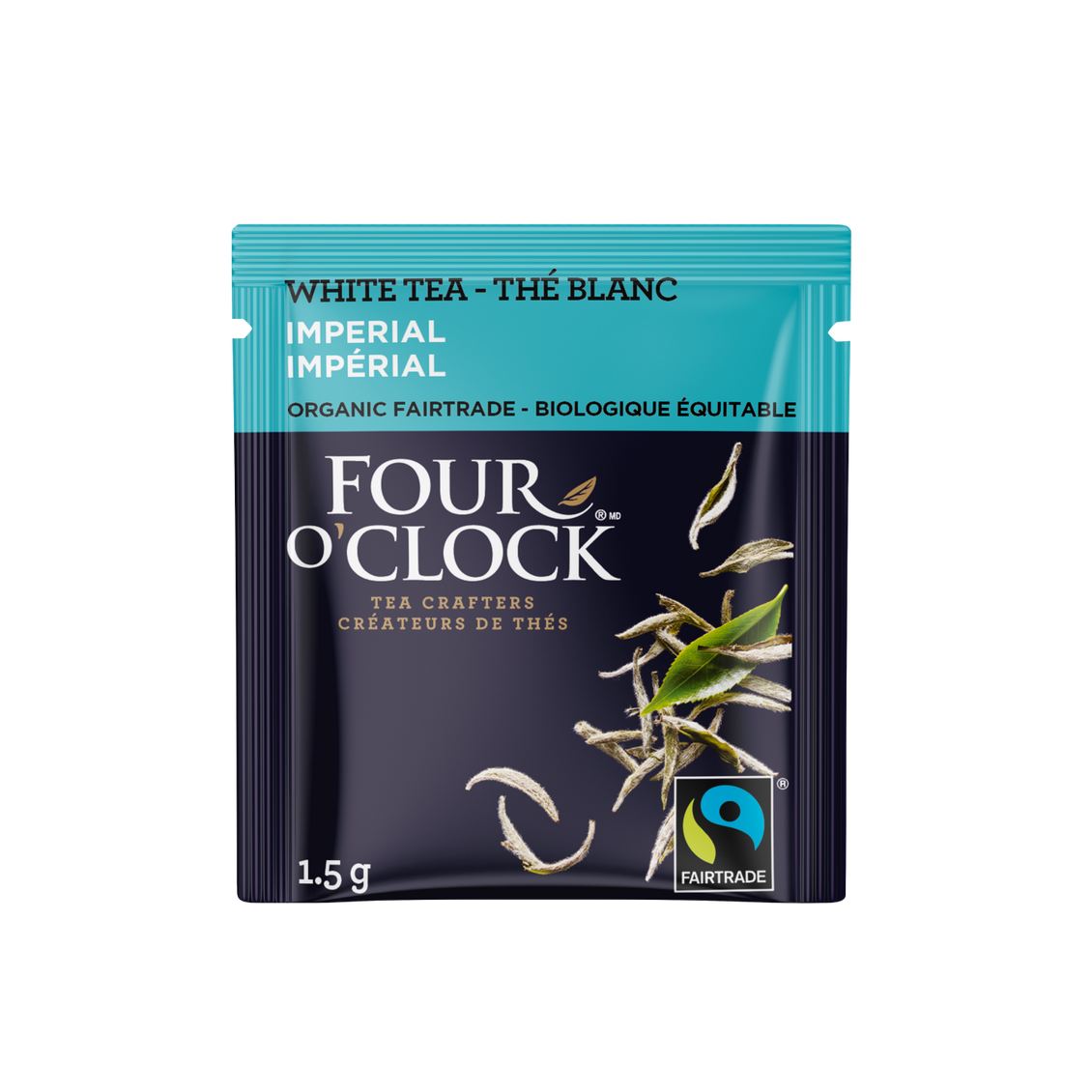 Four O'Clock - Thé blanc impérial biologique & équitable (16 sachets)