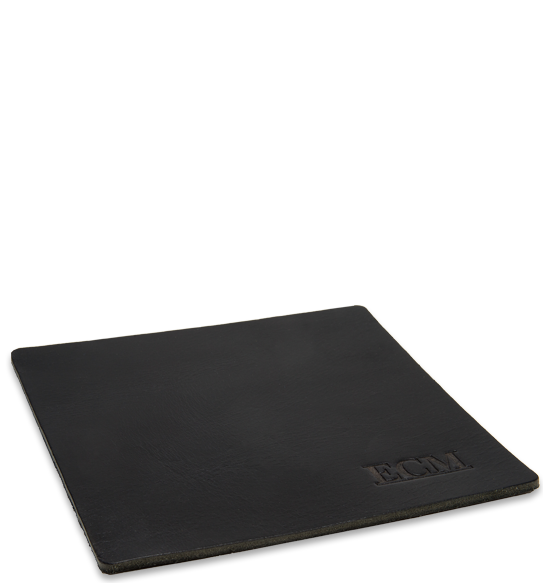ECM - Black leather pressing mat