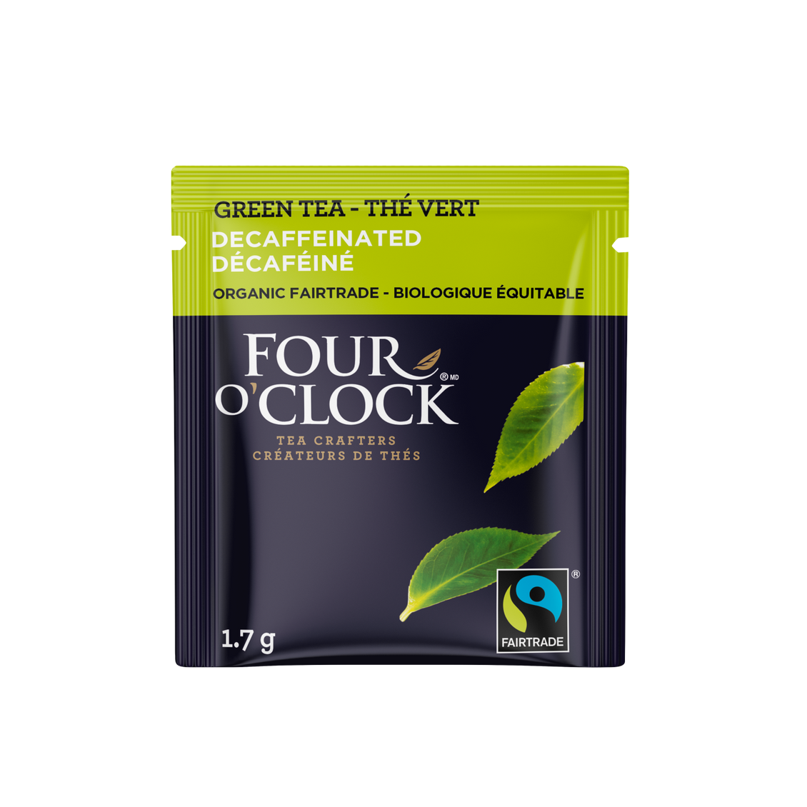 Four O'clock - Thé vert décaféiné biologique & équitable (16 sachets)