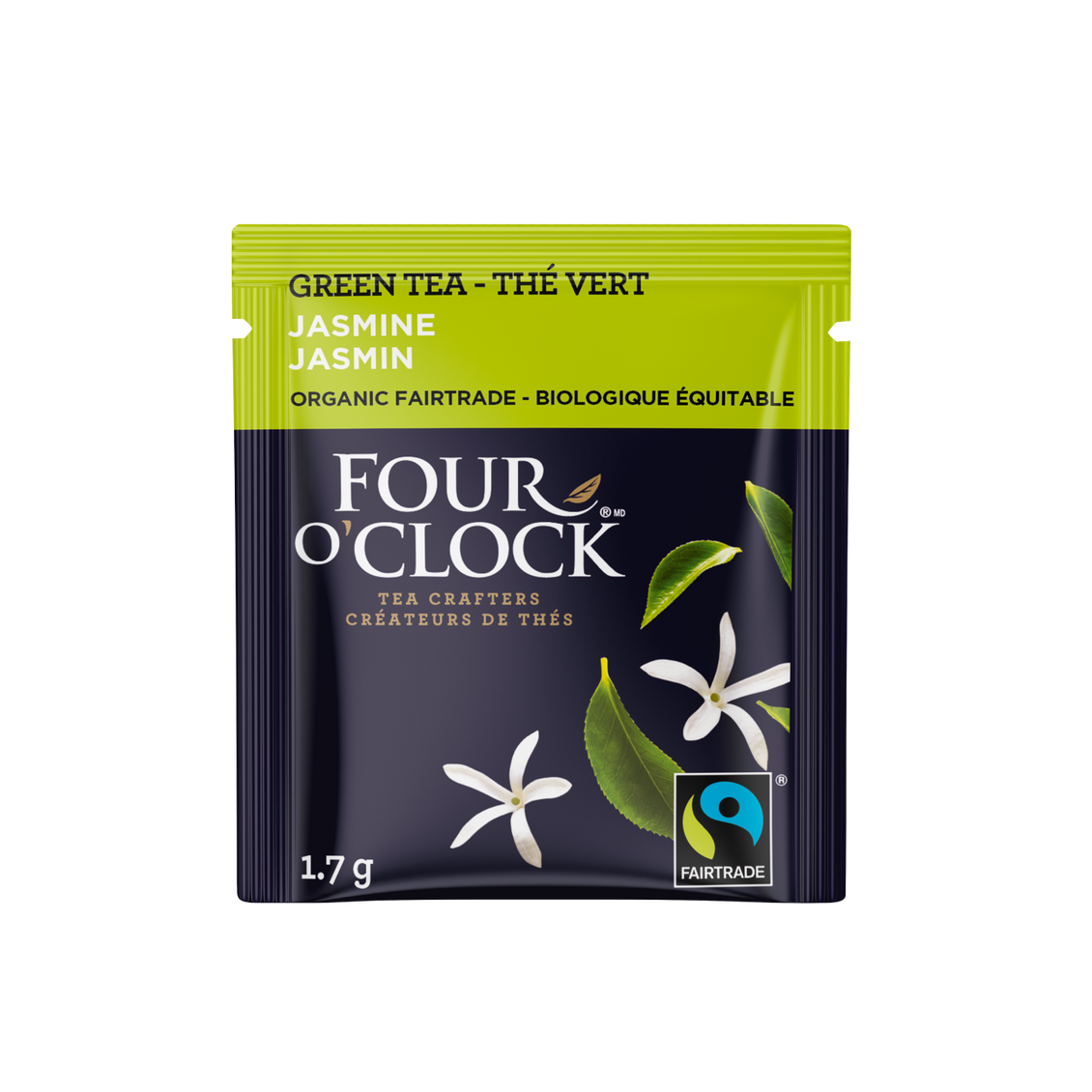 Four O'Clock - Thé vert jasmin biologique & équitable (16 sachets)